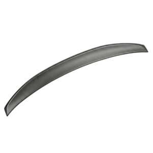 Carbon fiber curved car spoiler (aerodynamic wing) for a vehicle