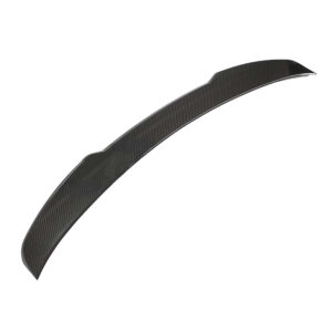 Curved carbon fiber car spoiler wing section