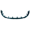 DSC07270jpg - OPSHOLDERS Curved teal car bumper with multiple mounting brackets, isolated on white