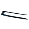 DSC07296jpg - OPSHOLDERS Pair of long black windshield wiper blades laid parallel on a white background