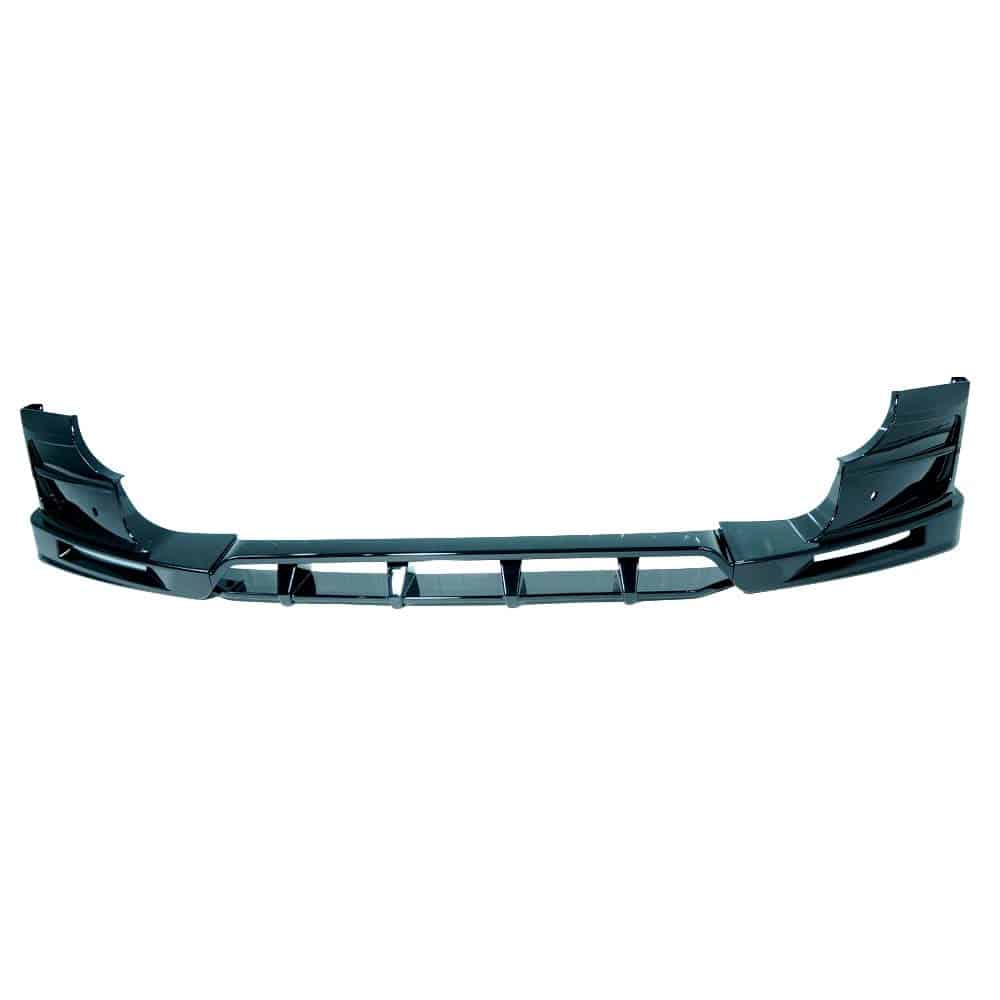 DSC07308jpg - OPSHOLDERS Black front bumper cover for a car, with central grille openings and side air intakes, shown isolated on white background
