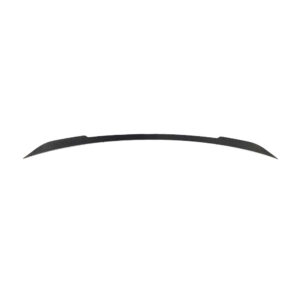Thin curved carbon-fiber stripe forming a subtle arc