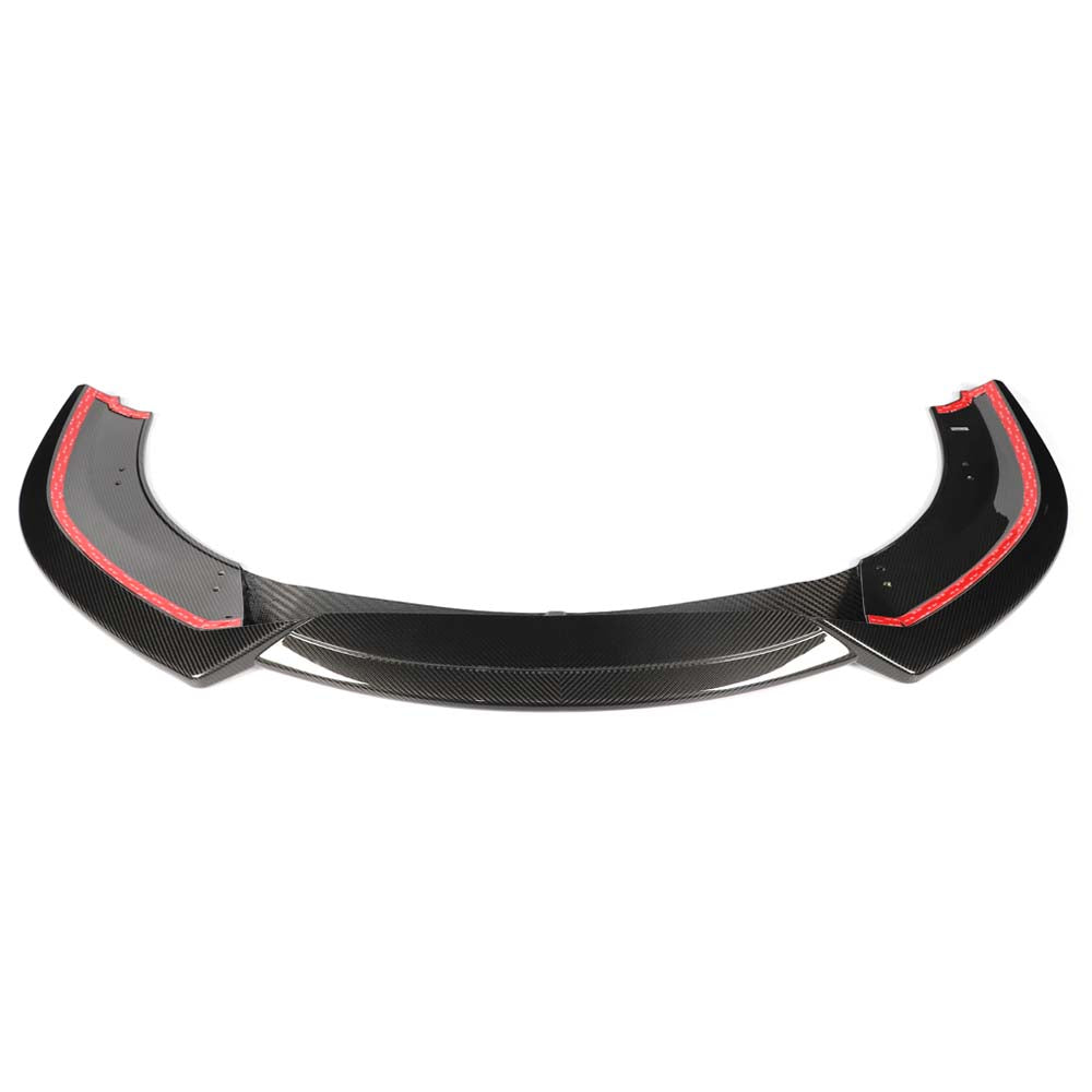 IMG_3051jpg - OPSHOLDERS Carbon fiber automotive spoiler with red accent trim for improved aerodynamics