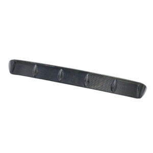 Long carbon-fiber bar with five evenly spaced oval indentations along its length and rounded ends