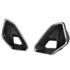 MAIN_4eecb4d5-da4d-4849-b991-ba03c90dfd0djpg - OPSHOLDERS Pair of black carbon-fiber-textured triangular frame brackets with hollow square openings, side-by-side.
