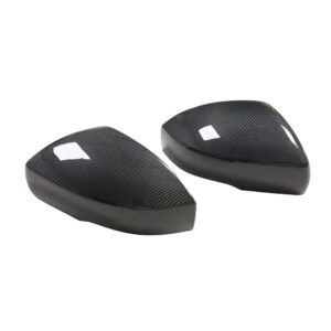 Pair of carbon-fiber car side mirror caps