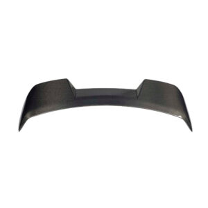 Carbon fiber automotive spoiler/rear wing with curved central section for downforce