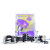 PF32K-140jpg - OPSHOLDERS Powerflex suspension bushing kit with purple packaging and assorted metal hardware on a white surface