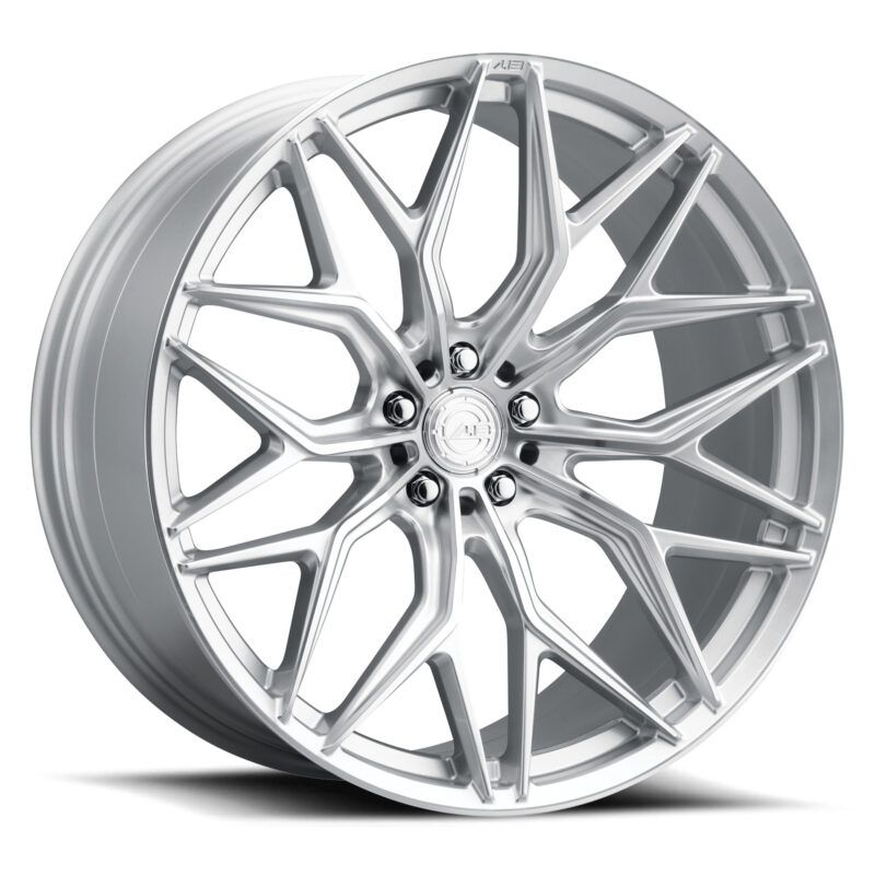 al13-wheels-fr80-ms_1-800x800_hkmyheacqkrs1trpjpg - OPSHOLDERS Polished silver alloy car wheel with a complex multi-spoke design and central hub cap.