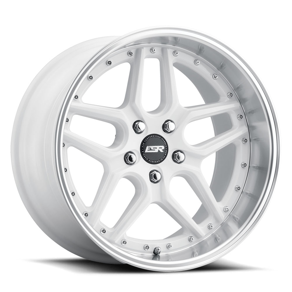 cs15whtjpg_4jpg - OPSHOLDERS White alloy car wheel rim with a multi-spoke design and polished lip, centered by a small cap and lug nut holes