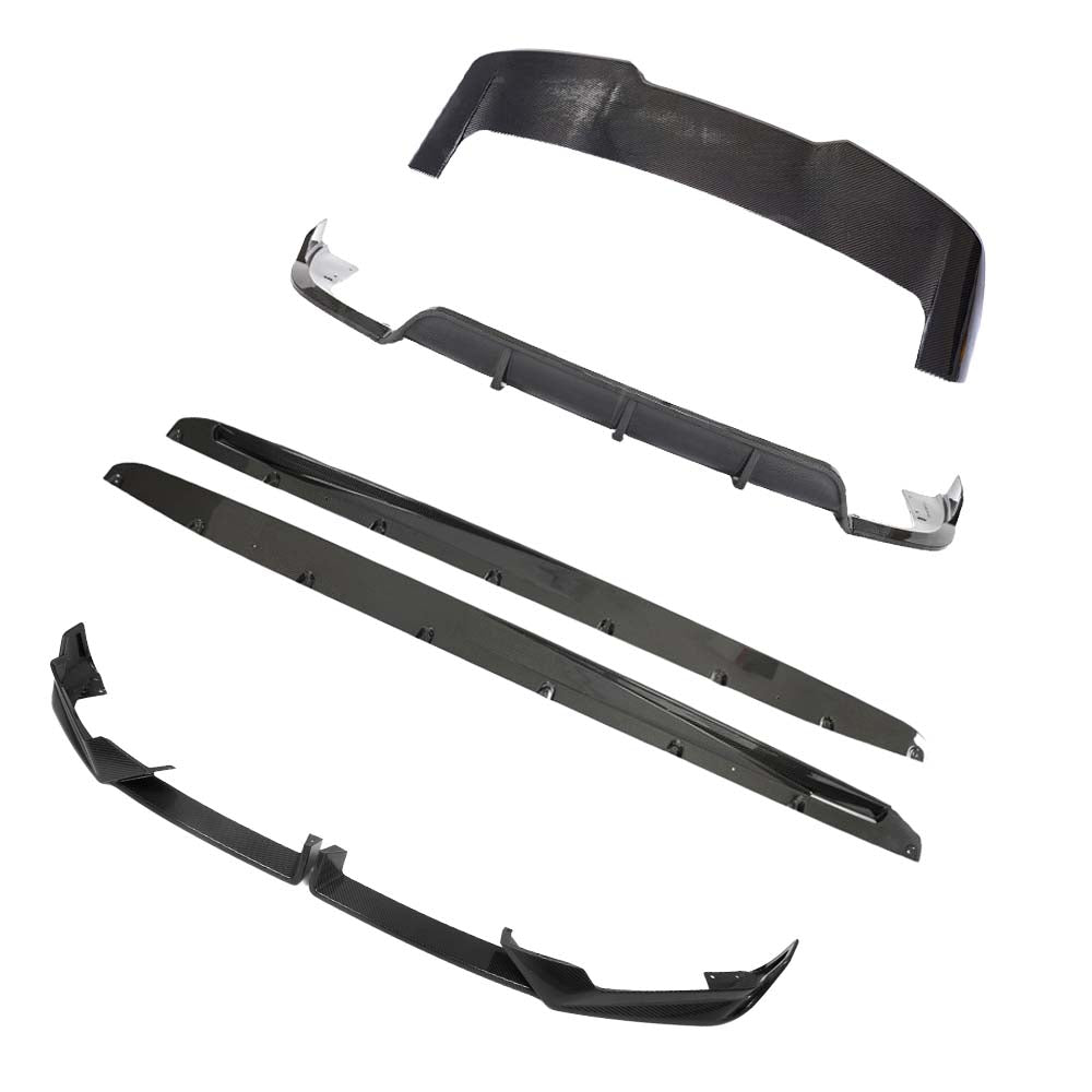 ct-carbon-diffuser-bmw-x5-g05-carbon-fibre-diffuser-ct-design-ct-carbon-bmw-x5-g05-carbon-fibre-diffuser-ct-design-22804563493034_01288cb8-bdb4-42ef-b5ae-883f01ca4e0cjpg - OPSHOLDERS Set of carbon fiber car aero parts: front splitter, side skirts, rear diffuser, and bumper lip Kit pieces shown separately in black finish