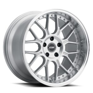 ESR Wheels CS18 19x9.5 5x114.3 ET35 HYPER SILVER MACHINE LIP w/ Lip 99551435 CS18HS-ML