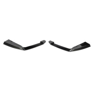Pair of carbon fiber car canards (aero splitters) with mounting tabs