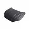 matters6bonnetpng - OPSHOLDERS Dark gray car hood with raised central crease and vent scoops from a side angle