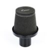37619735751_78efc8dfa6_c__99325jpg - OPSHOLDERS Black studio microphone with foam windscreen and circular mount against a white background.