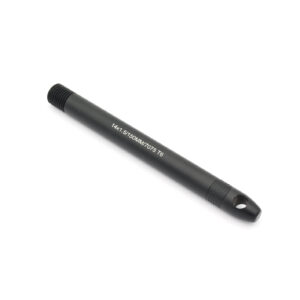 53469880669_e72fef624c_k-1jpg - OPSHOLDERS Black cylindrical tool with a threaded end and knurled grip, displaying markings 14x1.5/150MM/7075 T6 on the body.