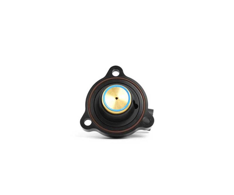 55032135845_0b660e6747_kjpg - OPSHOLDERS Small car audio speaker component with a black circular housing and a gold center cap, mounted by three holes for screws.