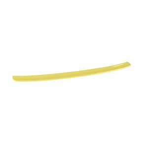 Long, curved yellow bar on a white background.