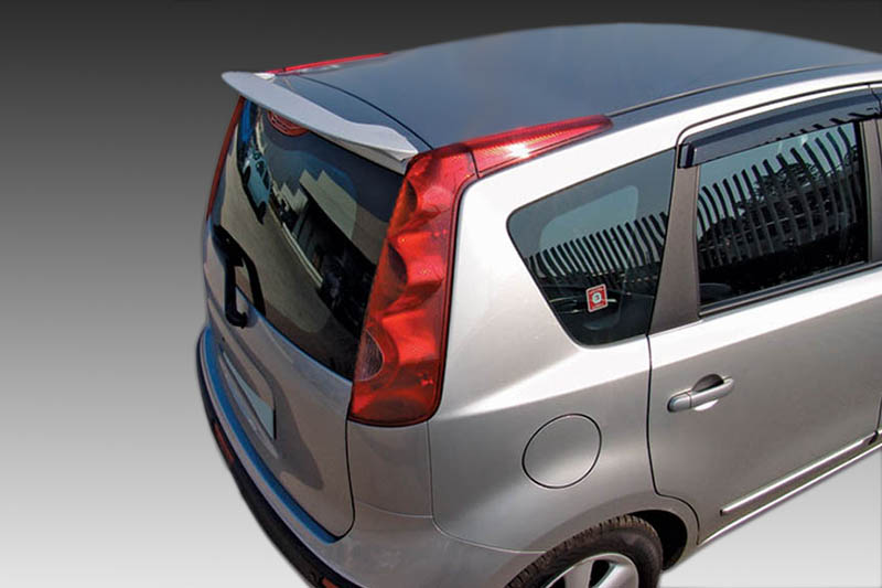 A-301_1jpg - OPSHOLDERS Rear view of a silver hatchback with red taillights and rear window on a gradient background.