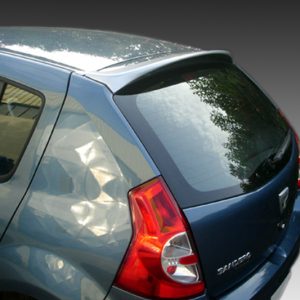 A-352_2jpg - OPSHOLDERS Blue hatchback with a dented left rear door panel.