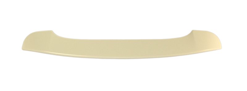 Long, pale beige curved plastic piece with slightly raised ends and a smooth surface.
