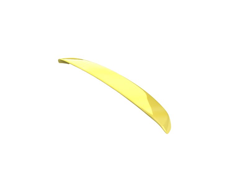 A-421_5jpg - OPSHOLDERS Glossy yellow boomerang on a white background