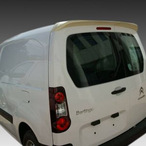 A-430_2jpg - OPSHOLDERS Rear view of a white Citroën Berlingo van with rear window and taillights visible on a gray gradient background