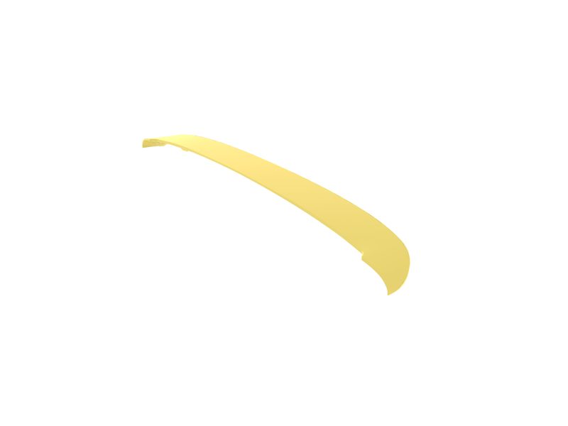 A-442_5jpg - OPSHOLDERS Curved yellow banana peel lying on a white background