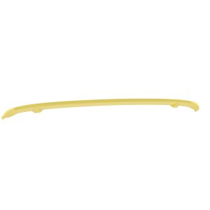 A-442_6jpg - OPSHOLDERS Long, curved yellow plastic strip with small notches, placed on a white background.