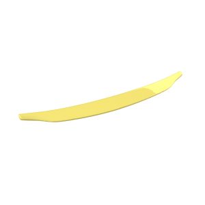 A-443_7jpg - OPSHOLDERS Yellow curved, blade-like object on a white background (no context).