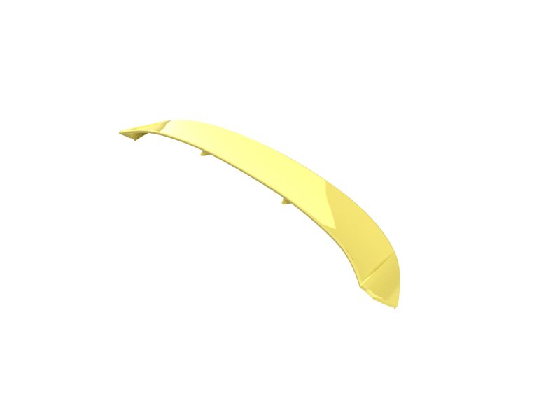 A-457_5jpg - OPSHOLDERS Yellow curved aerodynamic blade on a white background.