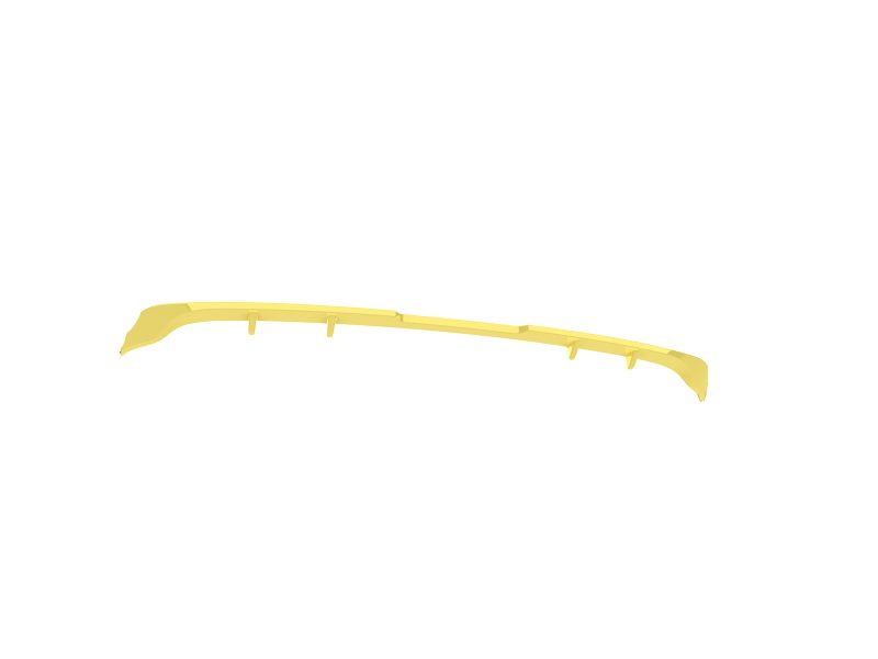 A-488_6jpg - OPSHOLDERS Yellow curved car spoiler with small fins for aerodynamics (auto body part).