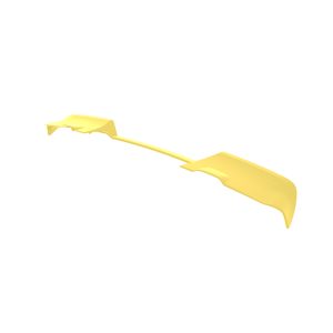 A-517_6jpg - OPSHOLDERS Long yellow object with two large wing-shaped ends connected by a slim central rod, resembling paddle-like side supports.