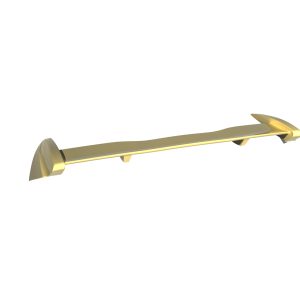 A-542_5jpg - OPSHOLDERS Gold-tone horizontal bar with curved decorative ends, isolated on a white background