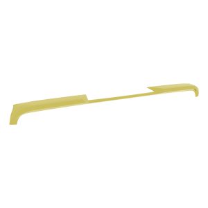 A-561_7jpg - OPSHOLDERS Long yellow door pull handle with curved ends, mounted horizontally on a surface.