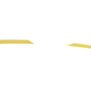 A-563_6jpg - OPSHOLDERS Abstract image with two yellow curved ribbons on a white background, one on the left and one on the right.