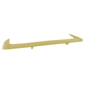 A-565_7jpg - OPSHOLDERS Long yellow aerodynamic spoiler with a rounded left end and a pointed right tip, viewed from side.