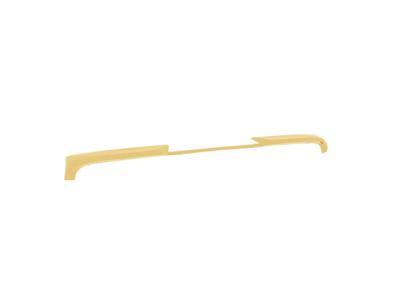 A-575_7jpg - OPSHOLDERS Long yellow door handle with curved ends and mounting brackets on a white background.