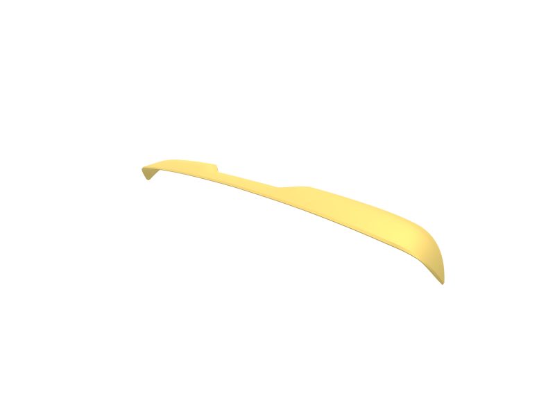 A-578_7jpg - OPSHOLDERS Long yellow curved aerodynamic strip with tapered ends against a white background