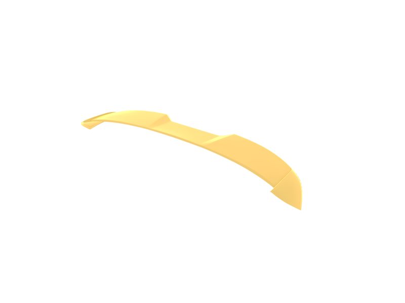 A-579_6jpg - OPSHOLDERS Abstract gold curved ribbon shape on a white background, resembling a decorative swoosh