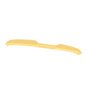 Yellow curved plastic tool with a long, thin body and a central raised grip section.
