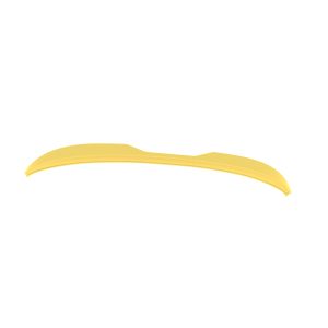A-581_8jpg - OPSHOLDERS Yellow curved ribbon-like strip across a white background, with smooth gradient and subtle shadows.