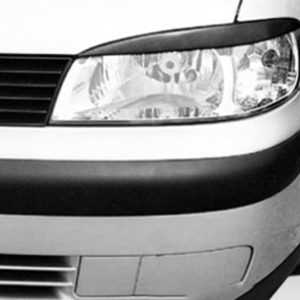 Front-left view of a silver car, showing the headlight, grille, and bumper.