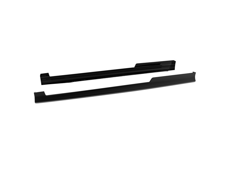 K151-003_3jpg - OPSHOLDERS Two black roof rack crossbars on a white background.