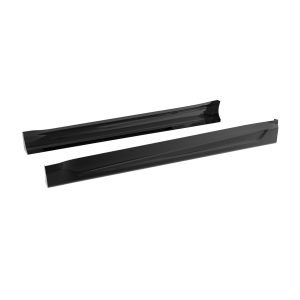 K154-003_5jpg - OPSHOLDERS Two black glossy automotive trim pieces laid diagonally on a white background.