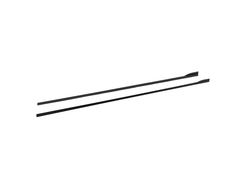 K163-003_5jpg - OPSHOLDERS Two black windshield wiper blades laid diagonally on a white background.
