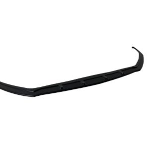 K163-006_6jpg - OPSHOLDERS Black automotive bumper lip spoiler with mounting clips, isolated on white background.