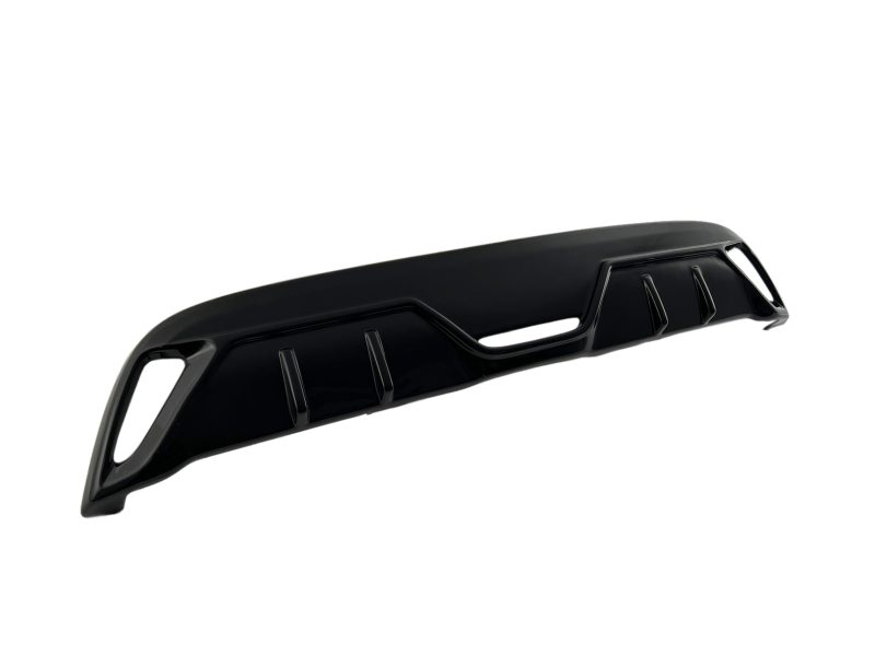 K169_003_3jpg - OPSHOLDERS Black plastic car bumper lip/spoiler with vented ribs, shown against a white background.