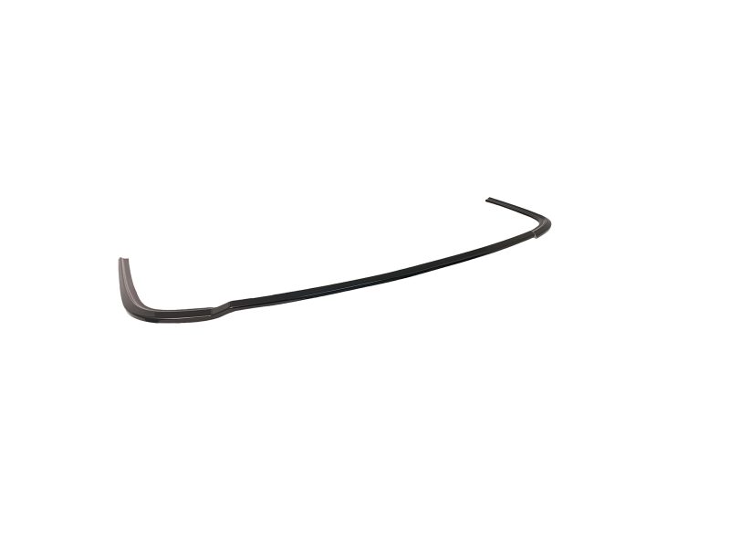 Long black curved automotive aero trim piece shown in isolation (likely a spoiler or side skirt)