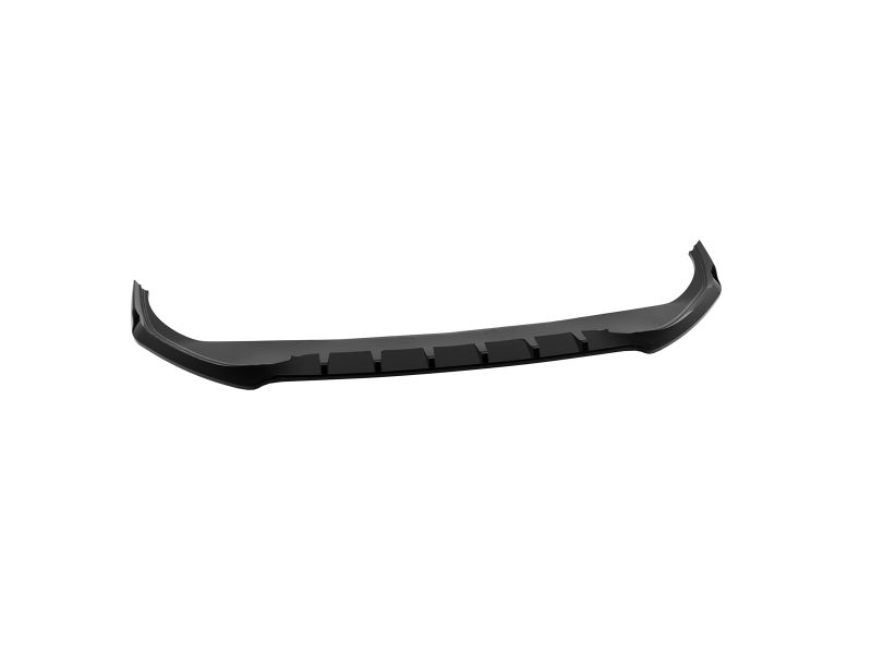 K174-002_5jpg - OPSHOLDERS Black automotive front bumper lip spoiler with multiple underside fins, designed to improve aerodynamics when mounted on a vehicle's bumper.